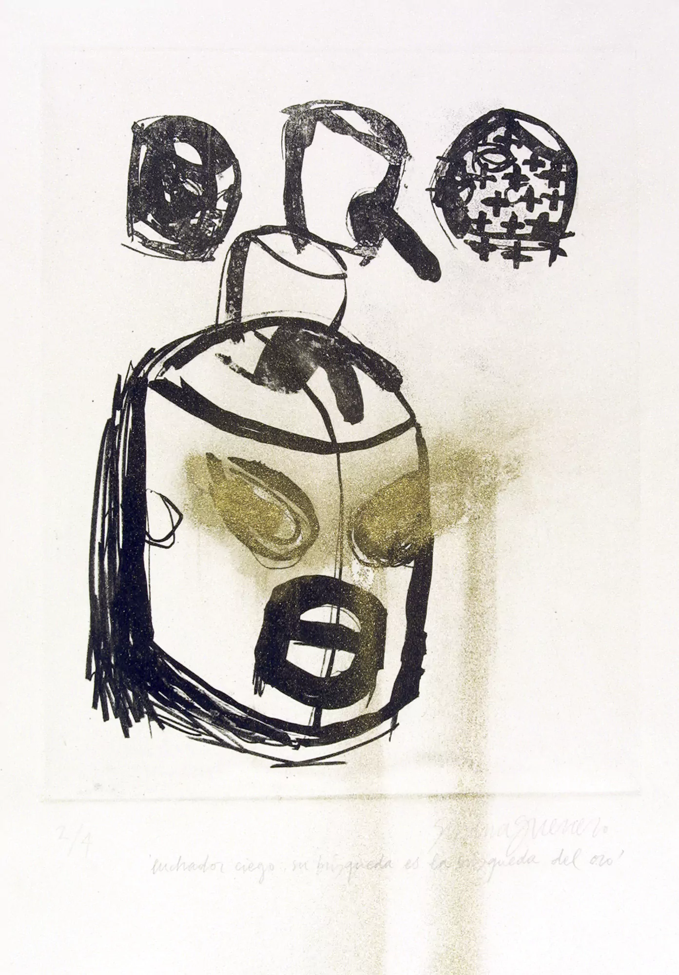 Luchador ciego; y su búsqueda del oro / Blind fighter; and his search for gold