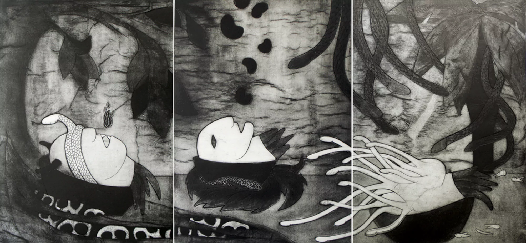 Sikán, Coyolxauhqui y Medusa decapitadas / Sikán, Coyolxauhqui and Medusa beheaded