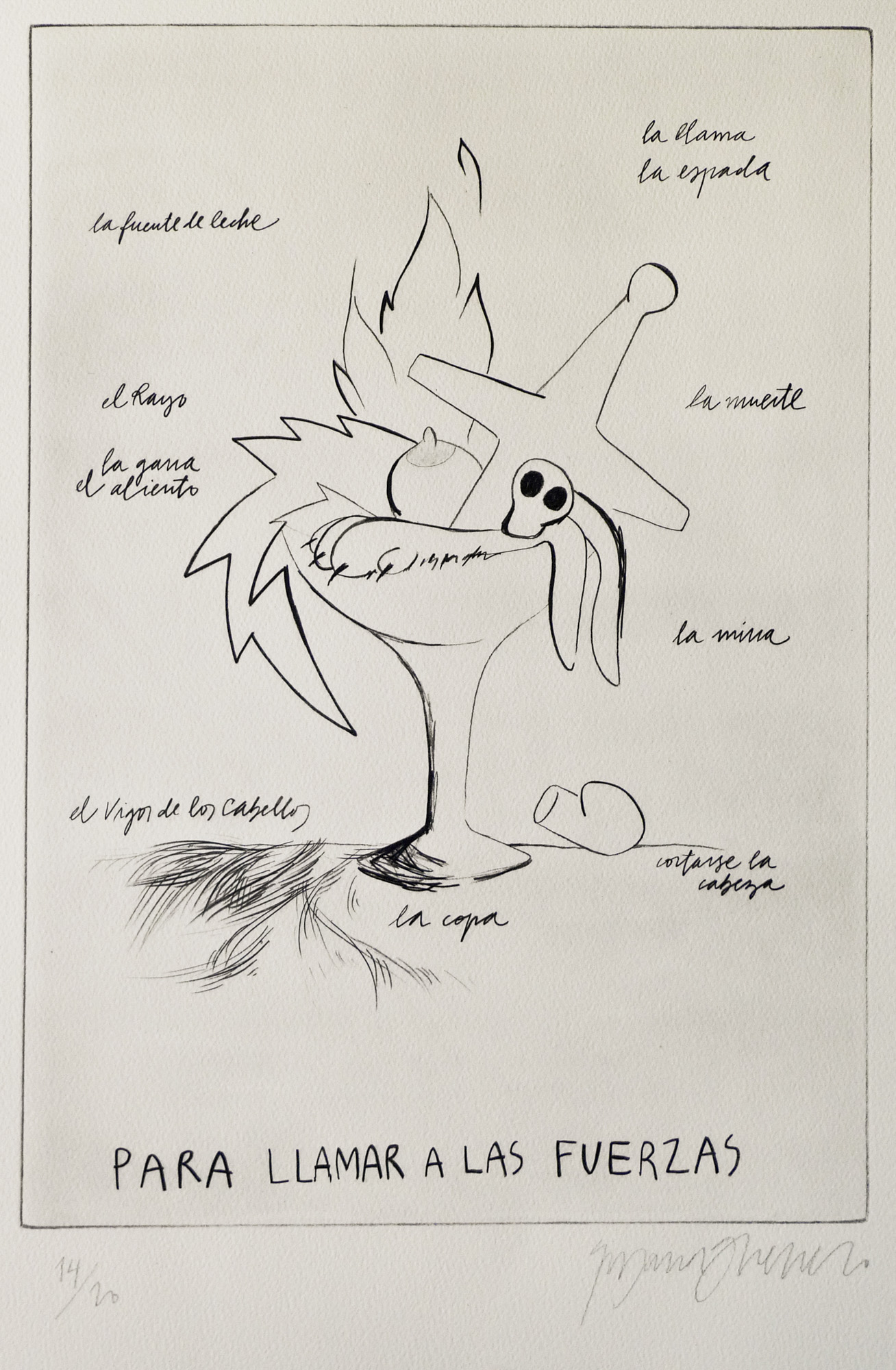 Para llamar a las fuerzas / To call the forces